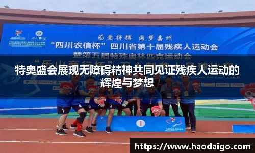 特奥盛会展现无障碍精神共同见证残疾人运动的辉煌与梦想
